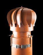 Spinner Anti Downdraught Chimney Cowl 8" Terracotta