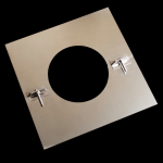 5" / 125mm Clamp Plate square