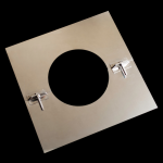6" / 150mm Clamp Plate square