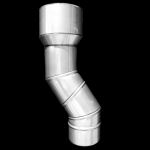 Adjustable Stainless Steel Bend 6"- 5" from SHL