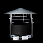 Anti Bird / Anti Rain Chimney Cowl 8"-9" Stainless Steel