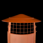 Anti Bird  / Anti Rain Chimney Cowl 8"-9" Terracotta