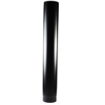 1m 6" Matt Black Vitreous Enamel Stove Flue Pipe
