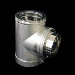 90° T Bend w/cap 6" Twin Wall Flue from SHL