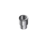 Black Gradual S/W Adapter 6"-5" Twin Wall Flue from SHL