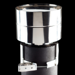 Static Anti Downdraught Chimney Cowl 5" Stainless Steel