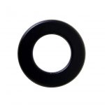 90° Rosette 3" Matt Black Vitreous Enamel Stove Flue Pipe (Pellet) from SHL