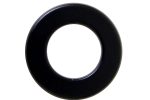 90° Rosette 3" Matt Black Vitreous Enamel Stove Flue Pipe (Pellet) from SHL