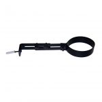 Wall Bracket 3" Matt Black Vitreous Enamel Stove Flue Pipe (Pellet) from SHL