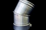 30° Bend 3" Twin Wall Flue (Pellet)