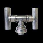 H Terminal 3″ Twin Wall Flue (Pellet)